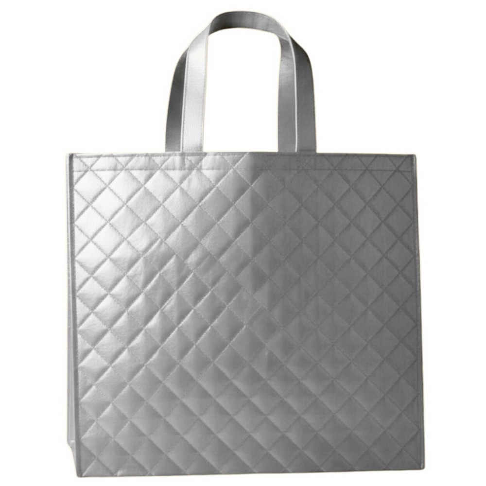 Marshalls Metallic Silver Reusable Shopping Bag